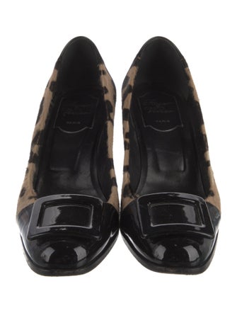 Roger Vivier Ponyhair Animal Print Pumps