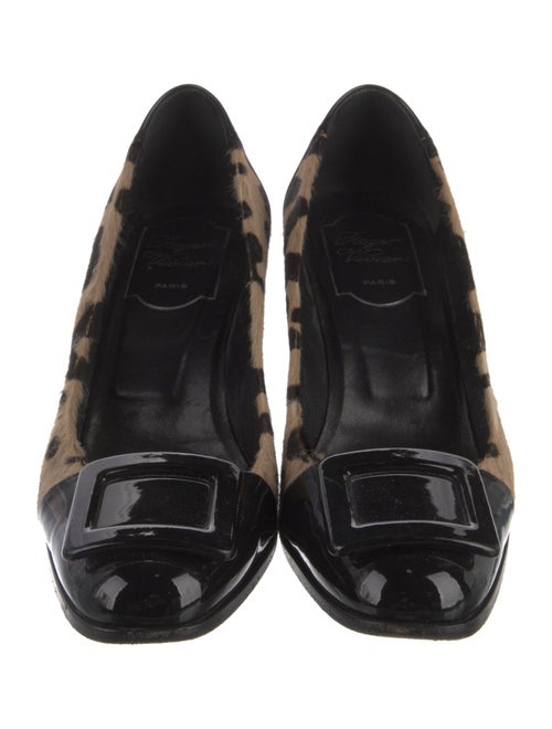 Roger Vivier Ponyhair Animal Print Pumps