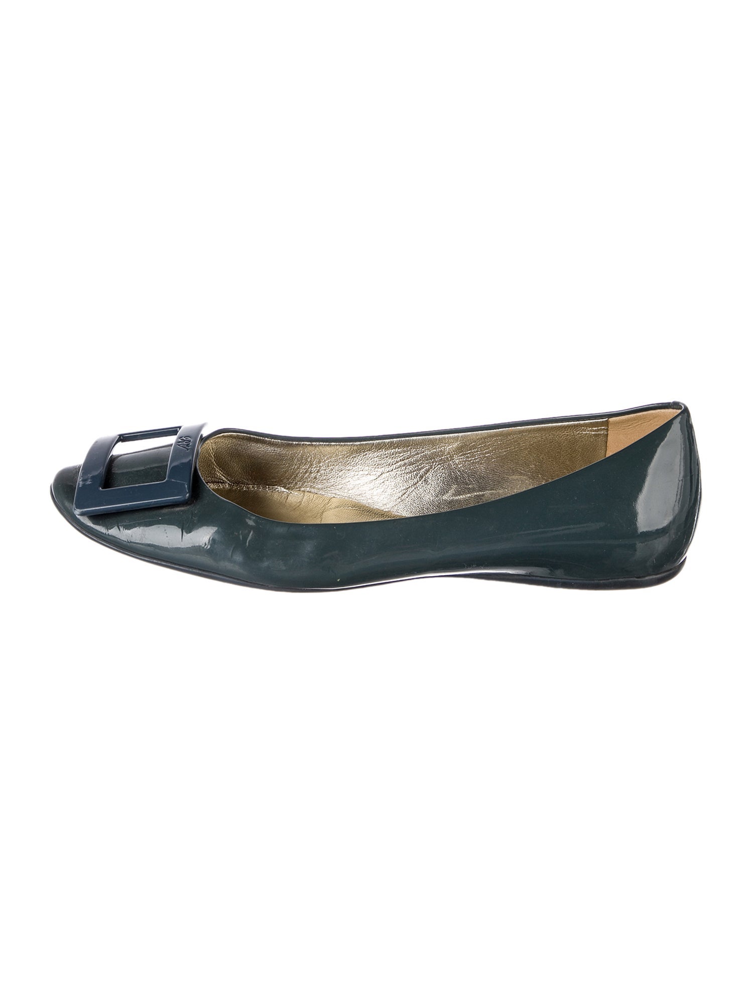 Roger Vivier Patent Leather Ballet Flats