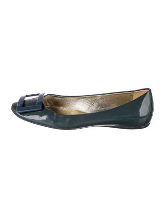 Roger Vivier Patent Leather Ballet Flats