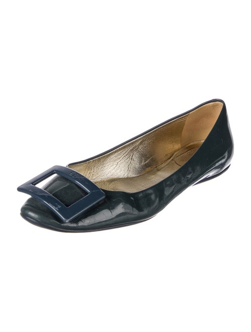 Roger Vivier Patent Leather Ballet Flats