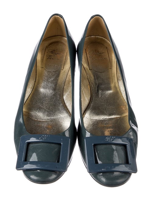 Roger Vivier Patent Leather Ballet Flats