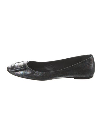 Roger Vivier Leather Flats