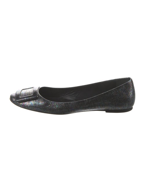 Roger Vivier Leather Flats