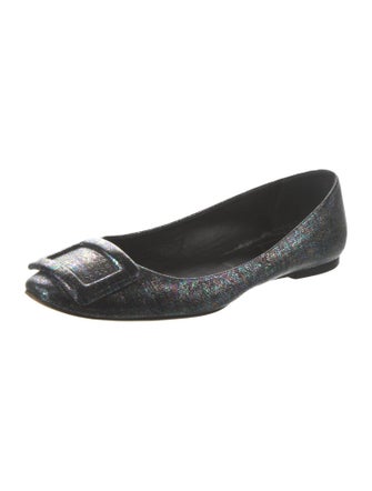 Roger Vivier Leather Flats