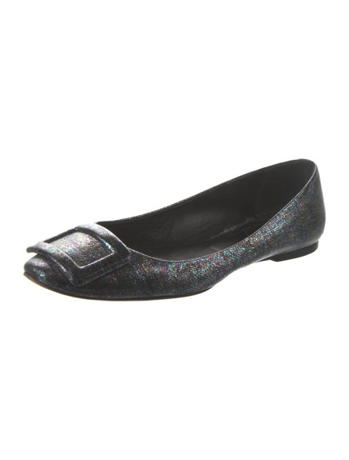 Roger Vivier Leather Flats