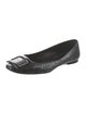 Roger Vivier Leather Flats