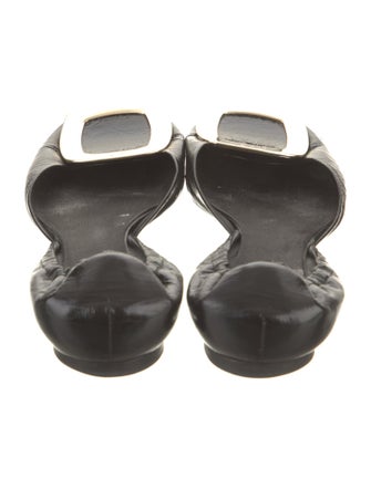 Roger Vivier Patent Leather D'Orsay Flats