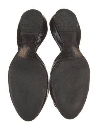 Roger Vivier Patent Leather D'Orsay Flats