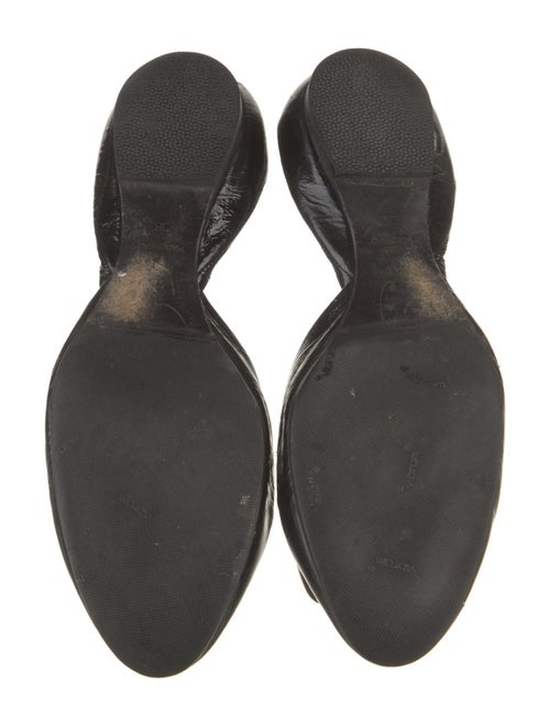 Roger Vivier Patent Leather D'Orsay Flats