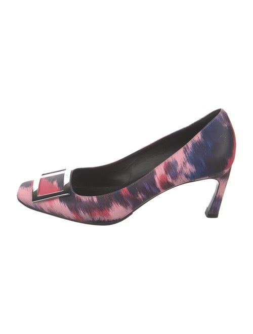 Roger Vivier Leather Printed Pumps