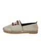Roger Vivier Canvas Crystal Embellishments Espadrilles