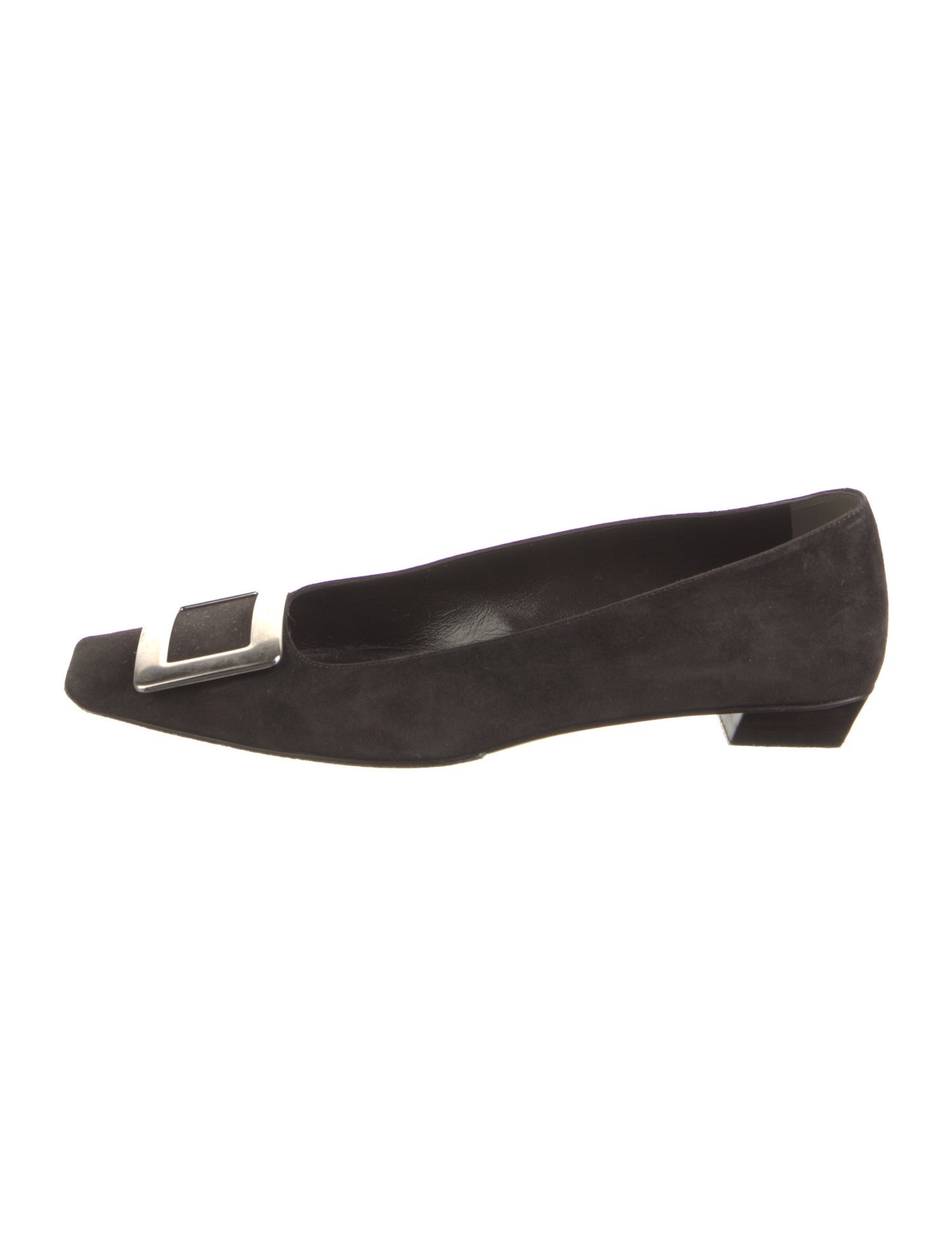 Roger Vivier Suede Flats
