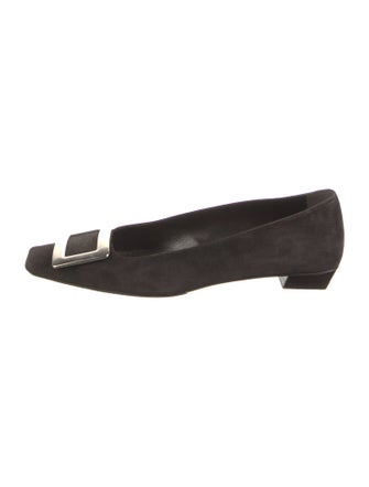 Roger Vivier Suede Flats