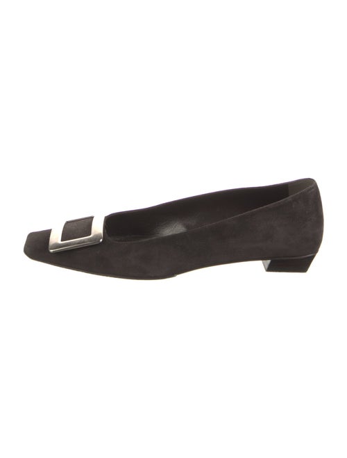 Roger Vivier Suede Flats