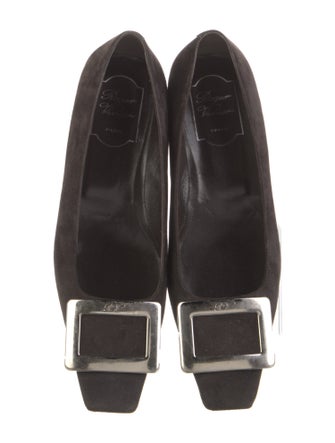Roger Vivier Suede Flats