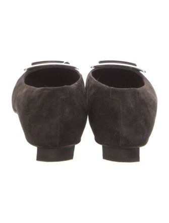 Roger Vivier Suede Flats