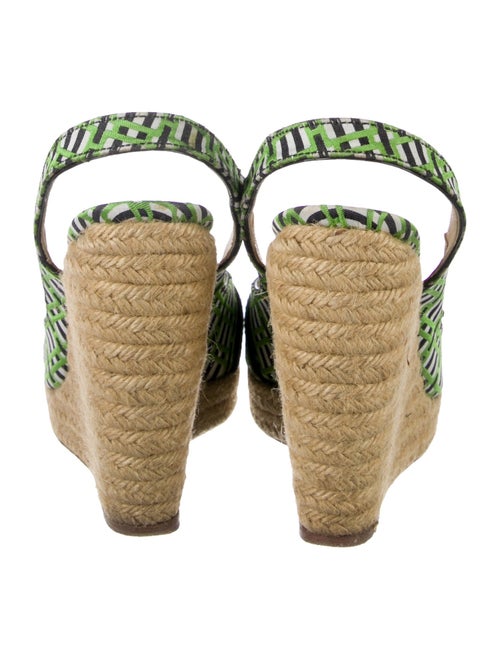 Roger Vivier Canvas Printed Espadrilles