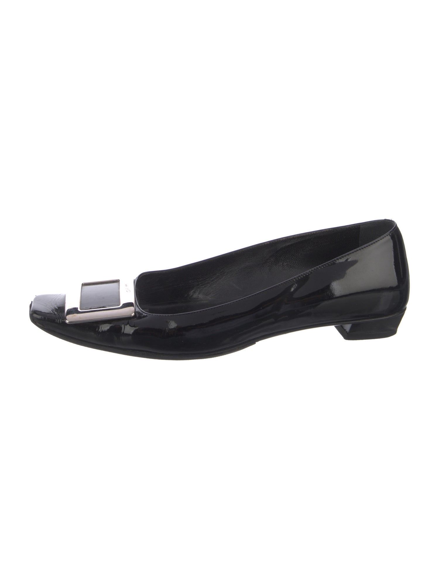 Roger Vivier Patent Leather Flats