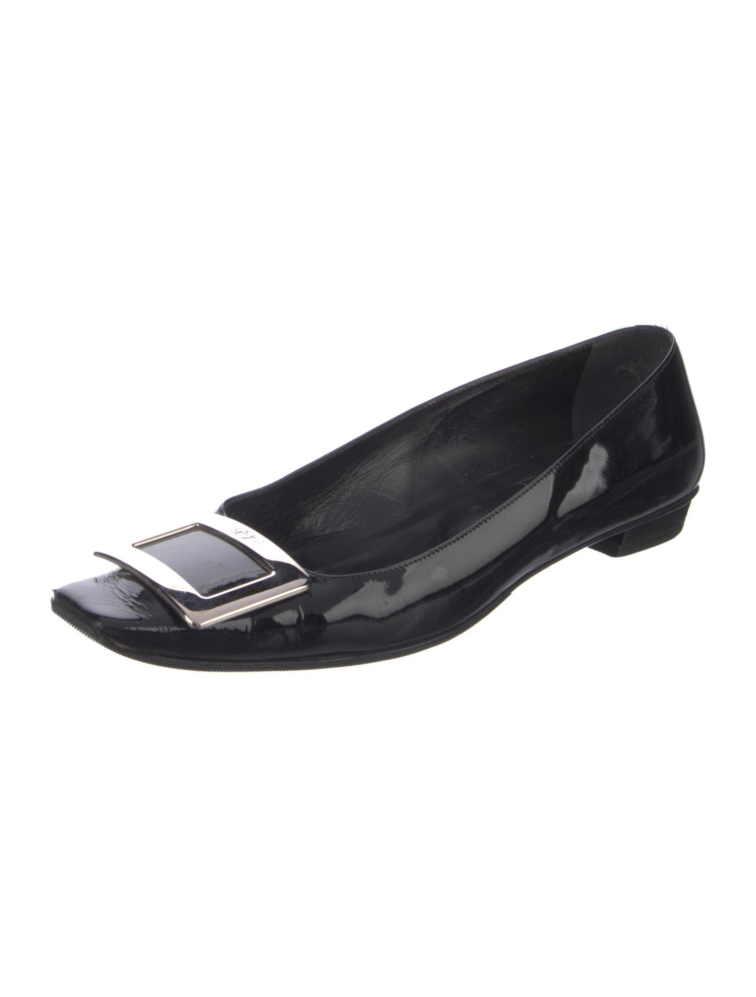 Roger Vivier Patent Leather Flats