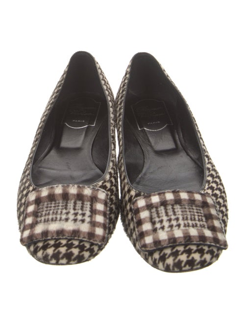 Roger Vivier Ponyhair Printed Ballet Flats