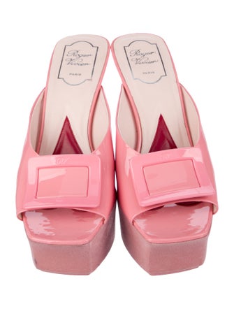 Roger Vivier Leather Slides