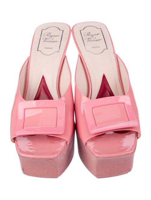 Roger Vivier Leather Slides
