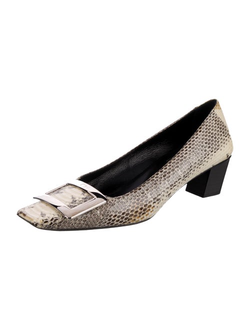Roger Vivier Snakeskin Animal Print Pumps