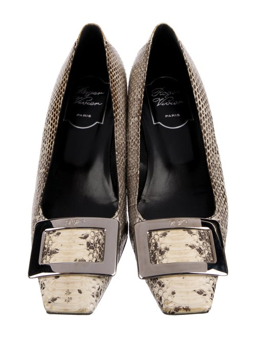 Roger Vivier Snakeskin Animal Print Pumps