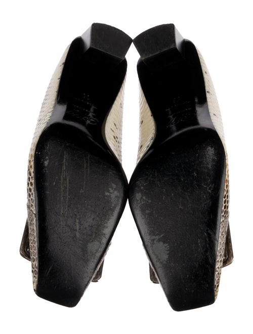 Roger Vivier Snakeskin Animal Print Pumps