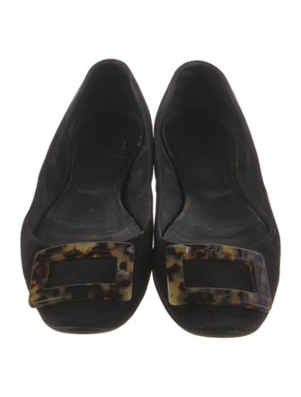 Roger Vivier Suede Flats