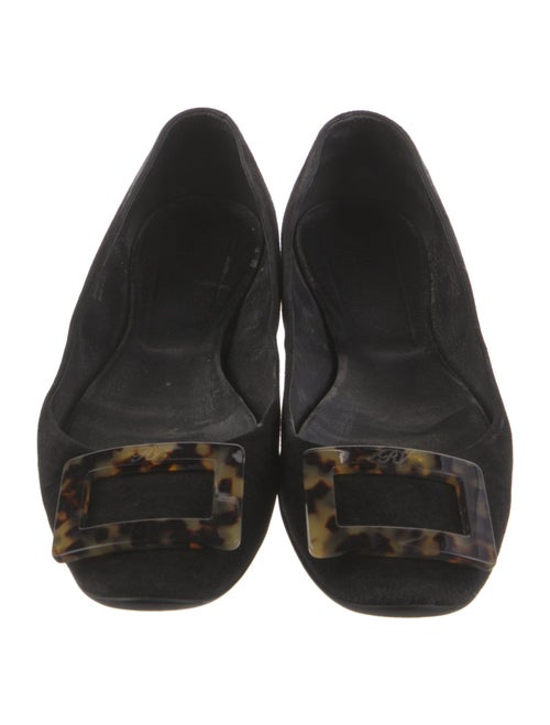 Roger Vivier Suede Flats