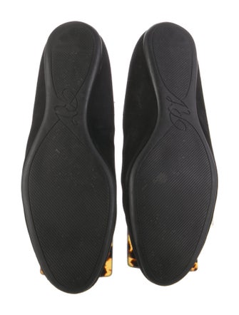 Roger Vivier Suede Flats