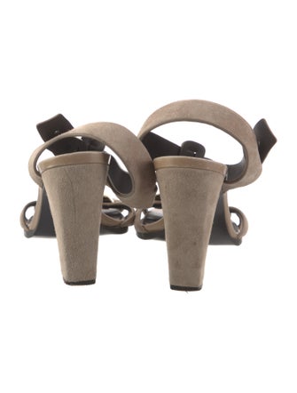 Roger Vivier Suede Slingback Sandals