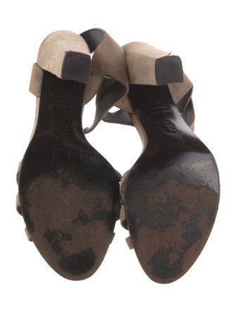 Roger Vivier Suede Slingback Sandals