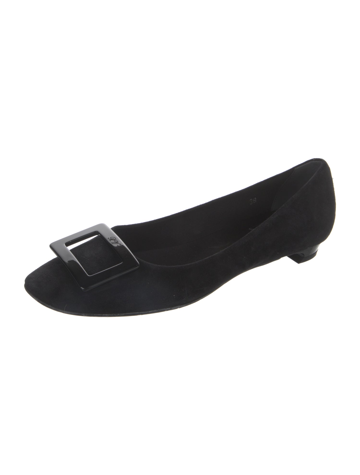 Roger Vivier Suede Flats