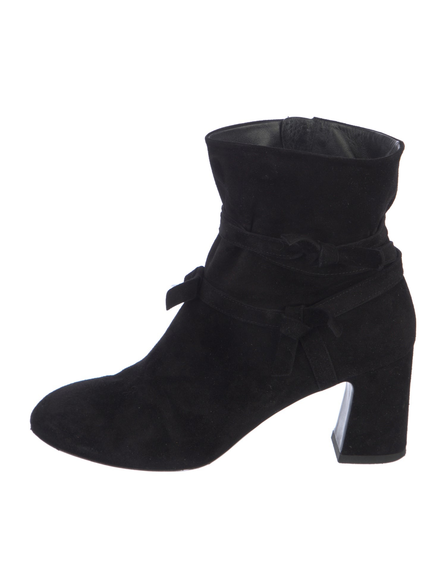 Roger Vivier Suede Lace-Up Boots