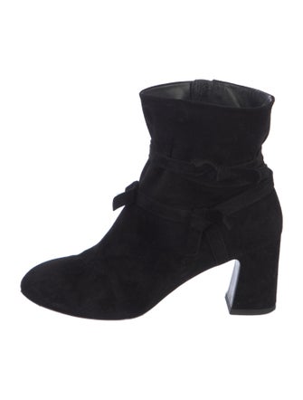Roger Vivier Suede Lace-Up Boots