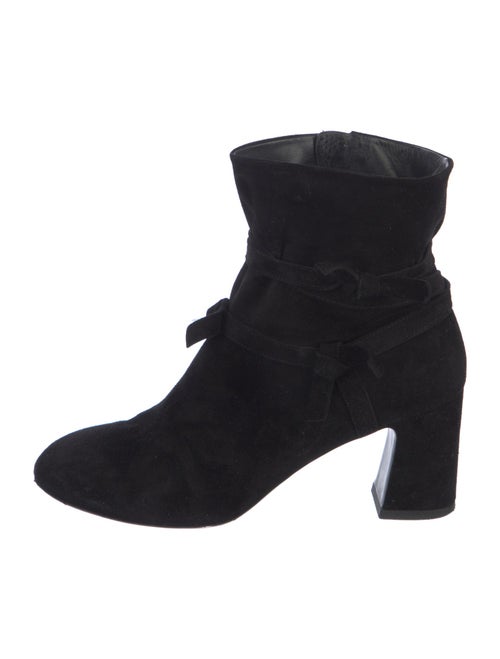 Roger Vivier Suede Lace-Up Boots