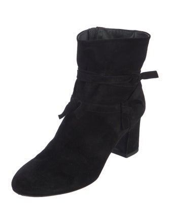 Roger Vivier Suede Lace-Up Boots
