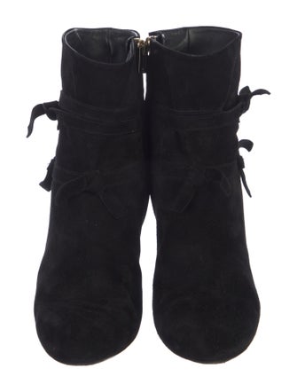 Roger Vivier Suede Lace-Up Boots