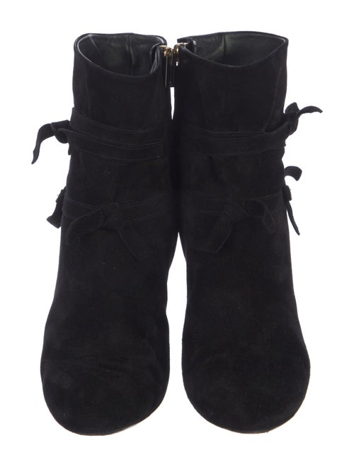 Roger Vivier Suede Lace-Up Boots