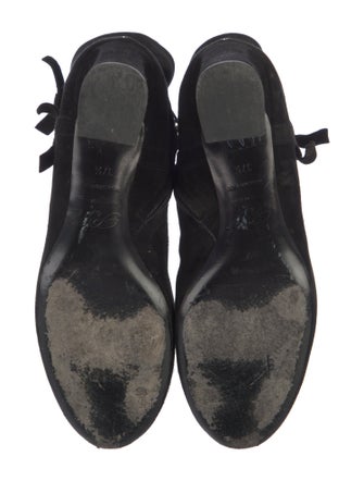 Roger Vivier Suede Lace-Up Boots