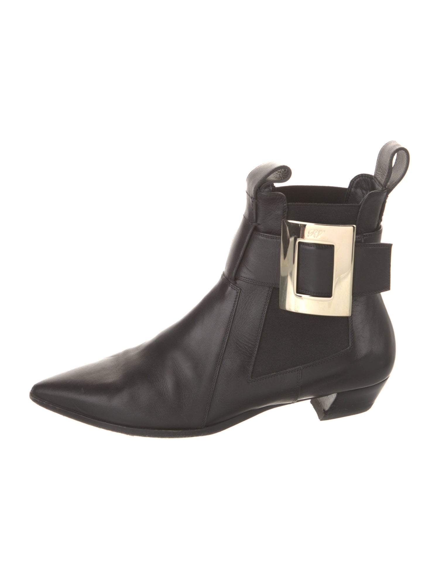 Roger Vivier Leather Chelsea Boots