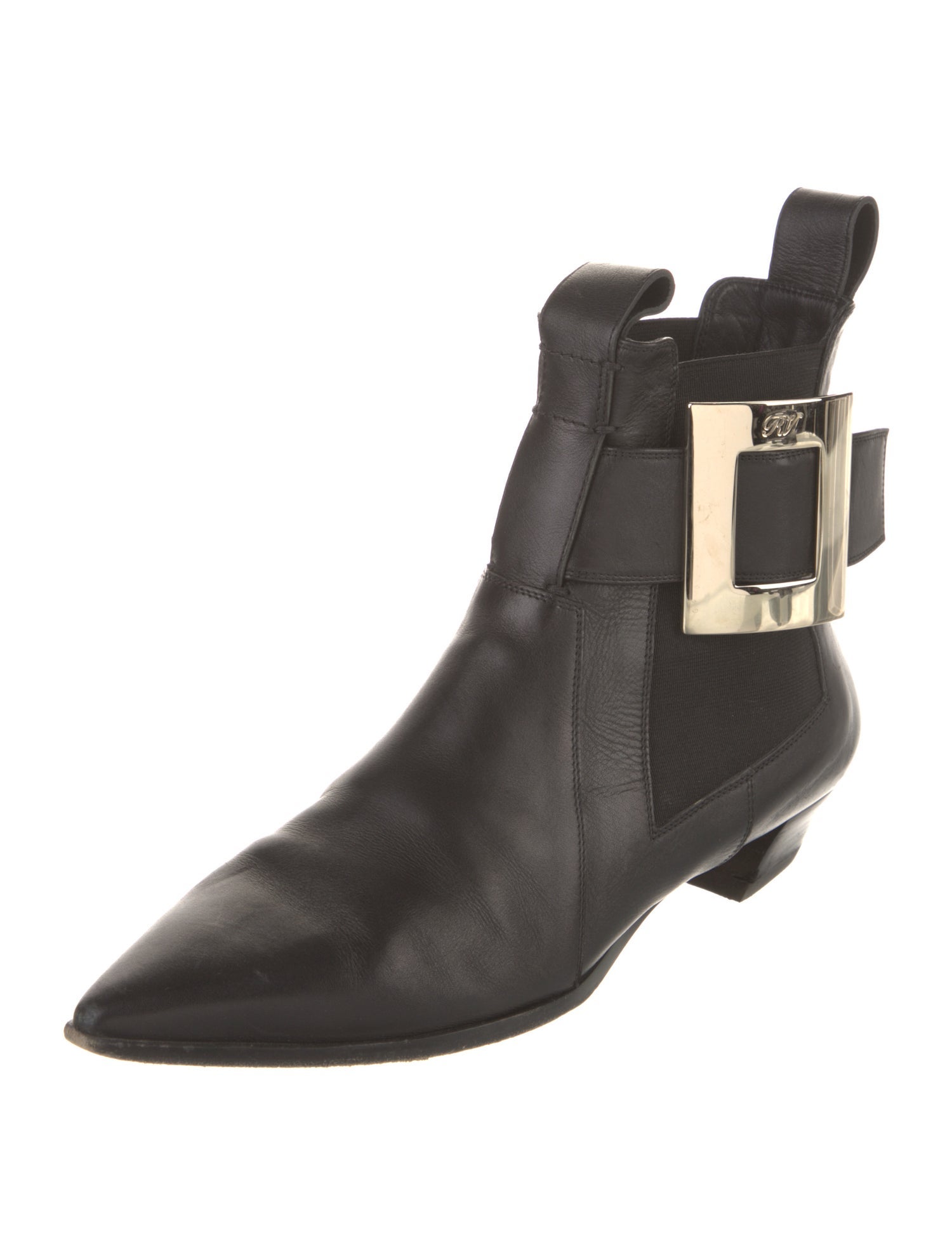 Roger Vivier Leather Chelsea Boots