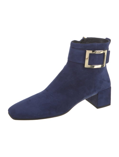 Roger Vivier Suede Printed Boots