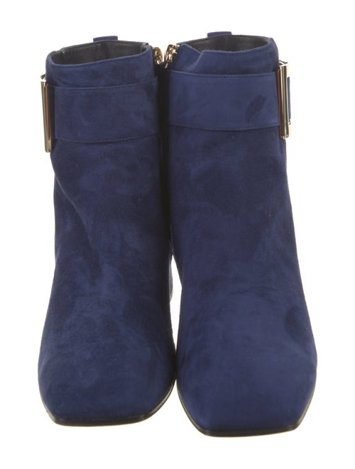 Roger Vivier Suede Printed Boots