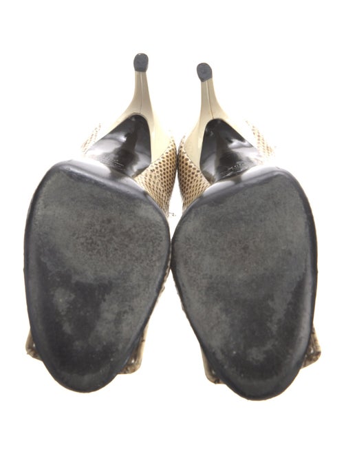 Roger Vivier Snakeskin Animal Print Pumps