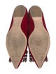 Roger Vivier Suede Crystal Embellishments Ballet Flats