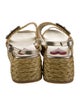 Roger Vivier Raffia Espadrilles